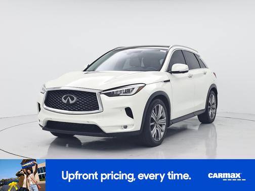 White 2021 INFINITI QX50 Sensory