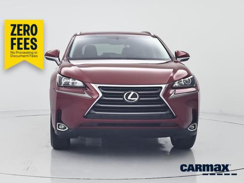 Red 2015 Lexus NX 200t