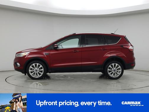 Red 2017 Ford Escape Titanium