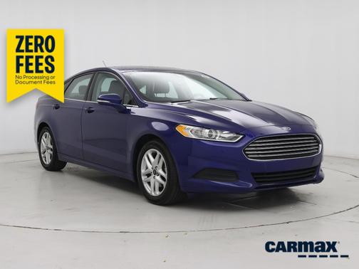 Blue 2016 Ford Fusion SE