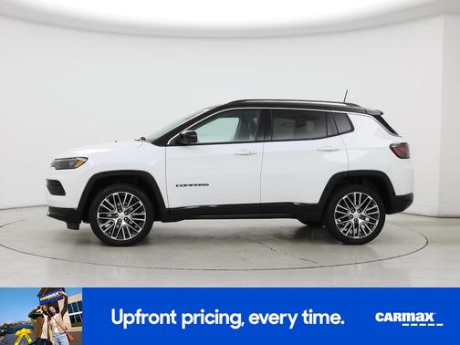 White 2022 Jeep Compass Limited