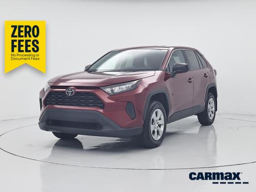 Red 2022 Toyota RAV4 LE