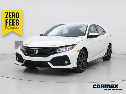 White 2018 Honda Civic Sport