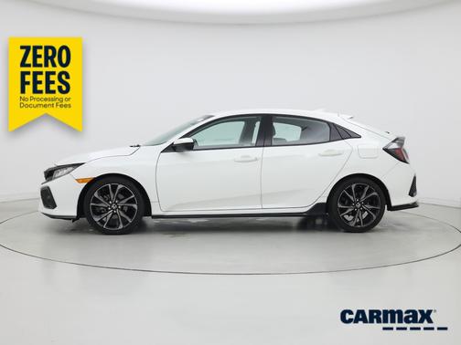 White 2018 Honda Civic Sport