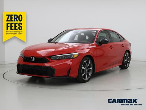 Red 2025 Honda Civic Hybrid Sport Touring