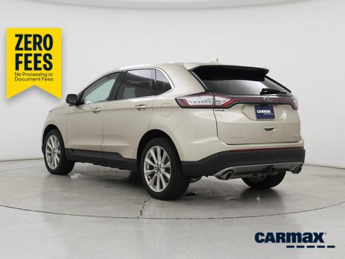 Silver 2017 Ford Edge Titanium