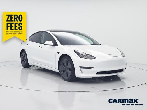 White 2021 Tesla Model 3 Standard Range Plus