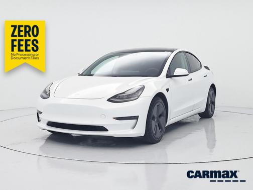 White 2021 Tesla Model 3 Standard Range Plus