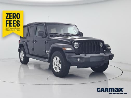 Black 2018 Jeep Wrangler All-New Unlimited Sport S