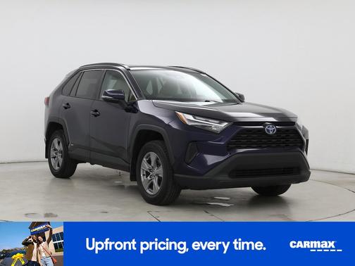 Blue 2022 Toyota RAV4 Hybrid XLE