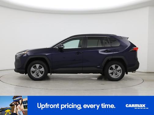 Blue 2022 Toyota RAV4 Hybrid XLE