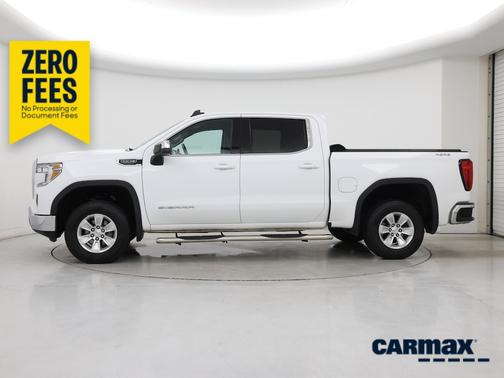 White 2021 GMC Sierra 1500 SLE