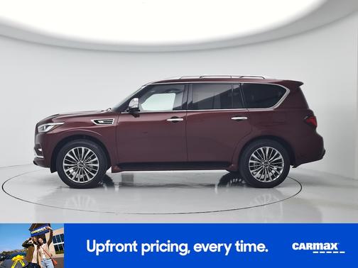 Burgundy 2021 INFINITI QX80 Sensory