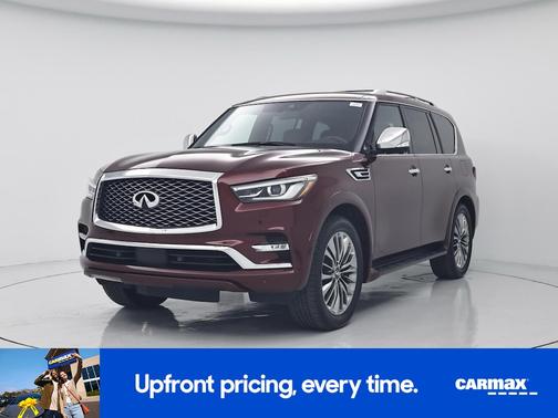 Burgundy 2021 INFINITI QX80 Sensory
