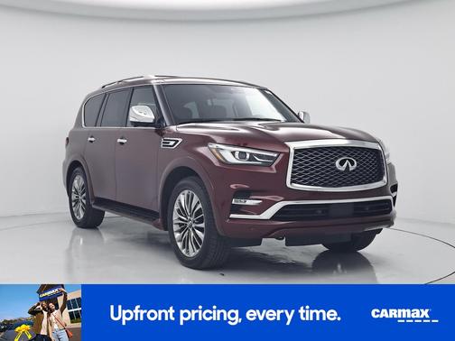 Burgundy 2021 INFINITI QX80 Sensory