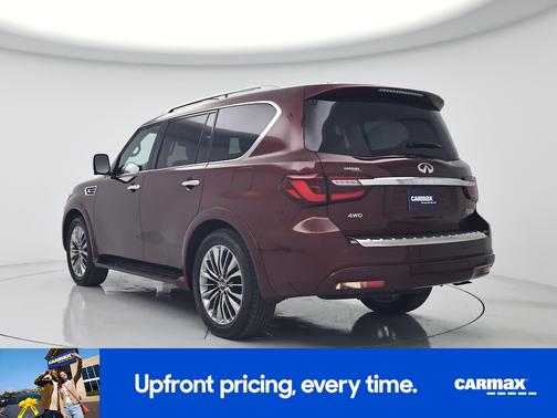 Burgundy 2021 INFINITI QX80 Sensory