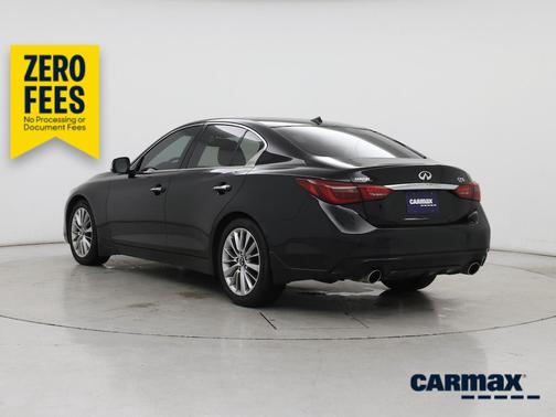 Black 2023 INFINITI Q50 Luxe