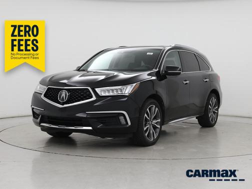 Black 2019 Acura MDX Advance