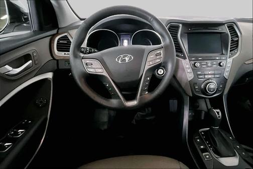 Monaco White 2017 Hyundai SANTA FE Limited Ultimate