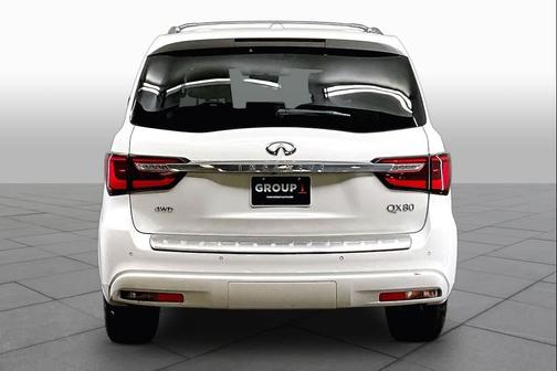 Moonstone White 2022 INFINITI QX80 SENSORY AWD