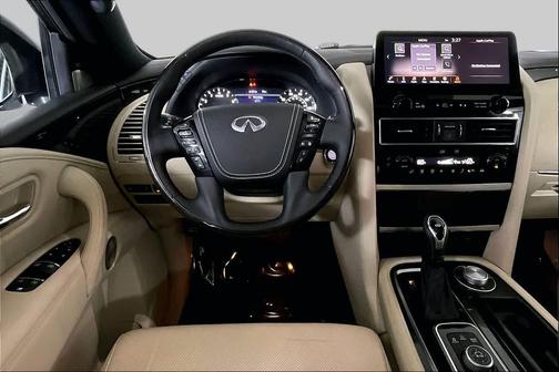 Moonstone White 2022 INFINITI QX80 SENSORY AWD