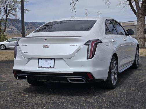 Crystal White Tri-Coat 2020 Cadillac CT4 Sport