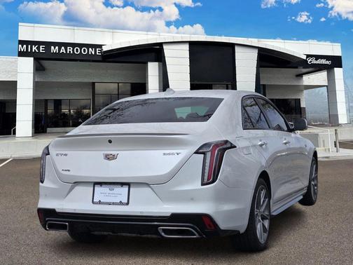 Crystal White Tri-Coat 2020 Cadillac CT4 Sport