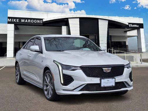 Crystal White Tri-Coat 2020 Cadillac CT4 Sport