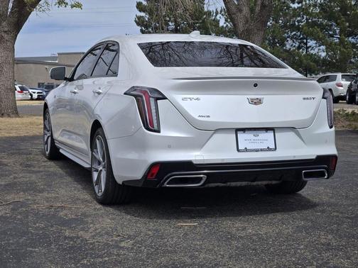 Crystal White Tri-Coat 2020 Cadillac CT4 Sport