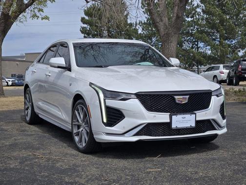 Crystal White Tri-Coat 2020 Cadillac CT4 Sport