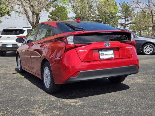 Red 2021 Toyota Prius LE