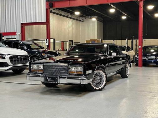 BLACK 1985 Cadillac Eldorado