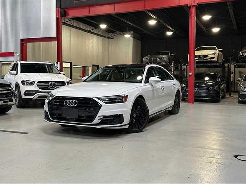 Glacier White Metallic 2019 Audi A8 L 3.0T
