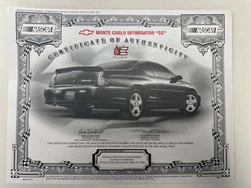2004 Chevrolet Monte Carlo Supercharged SS