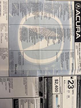2023 Acura RDX A-Spec Advance Package