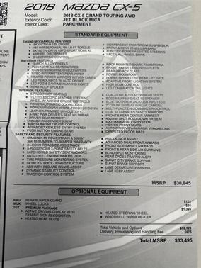 2018 Mazda CX-5 Grand Touring