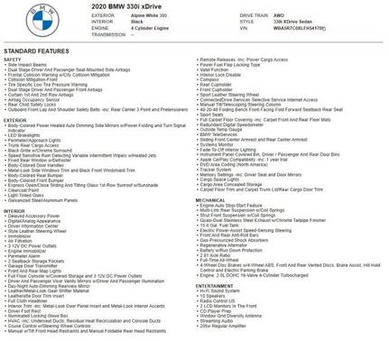 2020 BMW 330 i xDrive