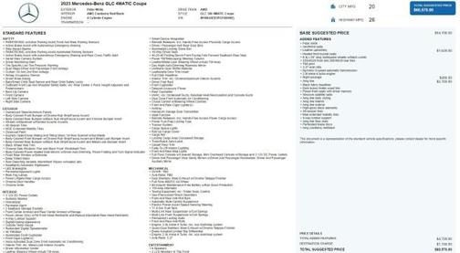 2023 Mercedes-Benz GLC 300 4MATIC Coupe