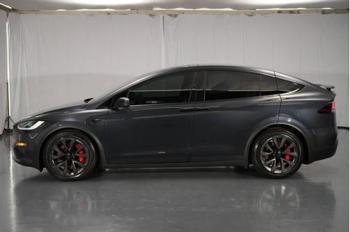 Stealth Grey 2023 Tesla Model X Plaid Tri Motor All-Wheel Drive