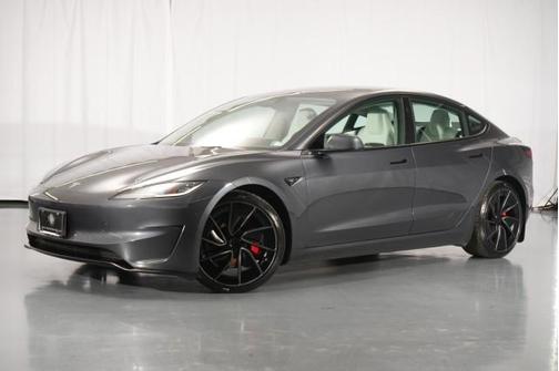 Stealth Grey 2025 Tesla Model 3 Performance