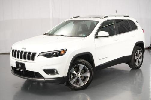 Bright White Clearcoat 2019 Jeep Cherokee Limited