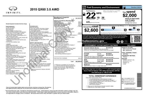 2015 INFINITI QX60 Base