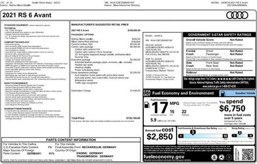 2021 Audi RS 6 Avant 4.0T
