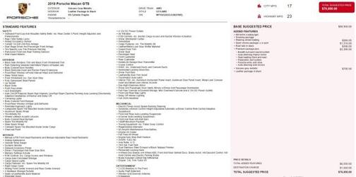 2018 Porsche Macan GTS