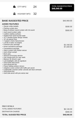 2020 Audi A4 45 Premium Plus