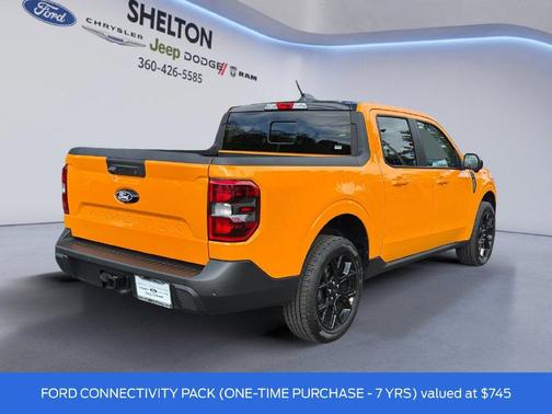 Orange Fury 2026 Ford Maverick Lariat