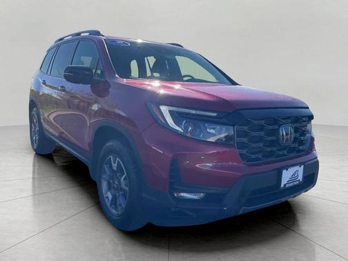 Radiant Red Metallic II 2022 Honda Passport AWD TrailSport