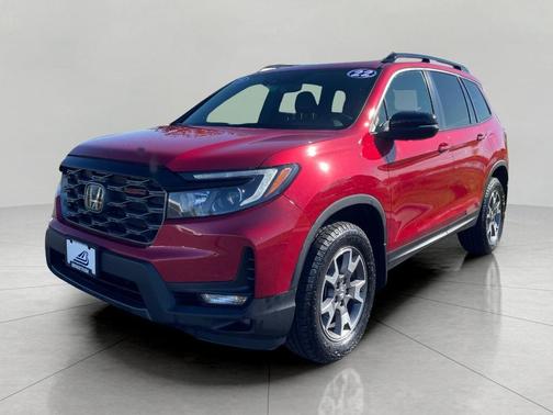 Radiant Red Metallic II 2022 Honda Passport AWD TrailSport