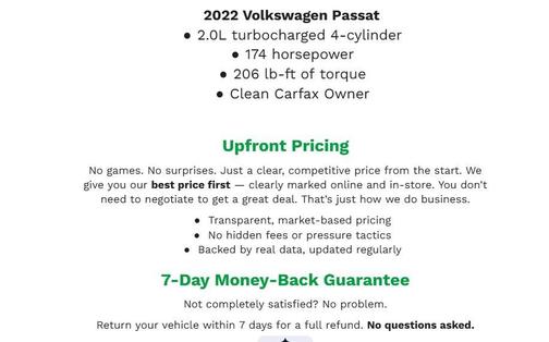 Aurora Red Metallic 2022 Volkswagen Passat 2.0T Limited Edition