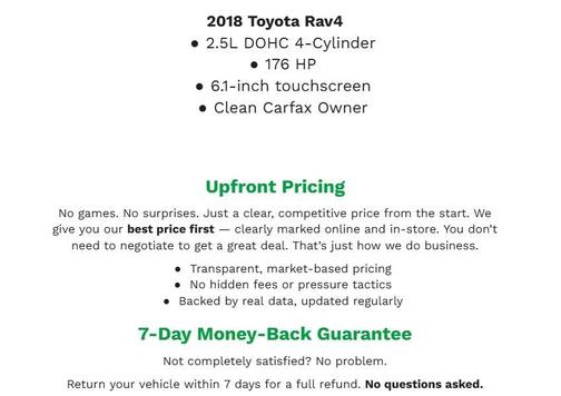 2018 Toyota RAV4 LE